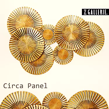 Circa Panel: Elegant Wall Art 3D model image 1 