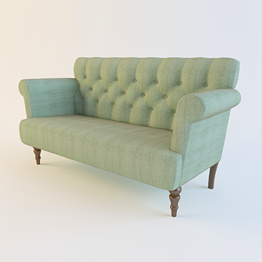 Panama Sofa: Sleek and Stylish 3D model image 1 