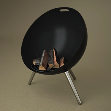 Eva Solo FireGlobe - Stylish Outdoor Fireplace 3D model image 1 