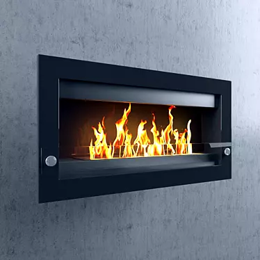 Modern Bio Fireplace 3D model image 1 