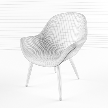 Title: Sleek Comfortable Interior Chair 3D model image 1 