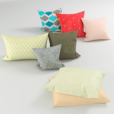 Marvelous Design Sofa Cushions 3D model image 1 