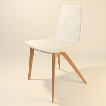Elegant and Modern Bamby Chair 3D model image 1 