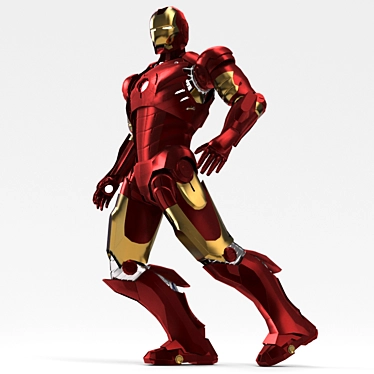 Ultimate Iron Man Rig 3D model image 1 