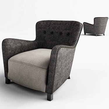 Savona Curations ArmChair: Modern Elegance 3D model image 1 