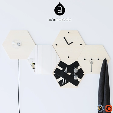 ULE Marmolada Design - Stylish Wall Panels 3D model image 1 