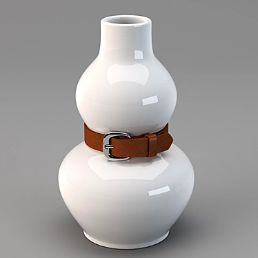 Sleek Scandinavian Alba Vase 3D model image 1 