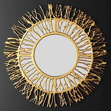 Reflective Elegance: Stylish Mirror 3D model image 1 