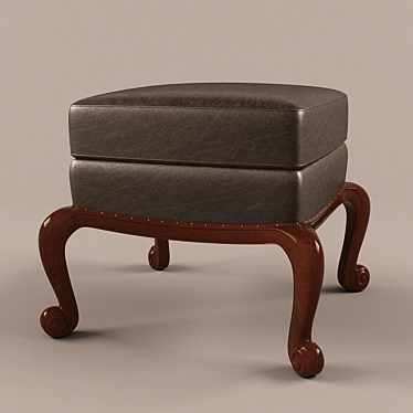 Classic Ottoman Pouf 3D model image 1 