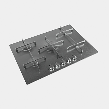 Whirlpool 799IXL Stove: Modern and Efficient 3D model image 1 