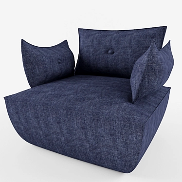 Elegant Grande Armchair 3D model image 1 