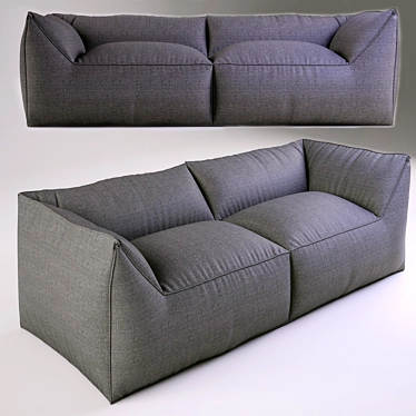 Playful and Plush: Limbo 2 Seater Sofa 3D model image 1 