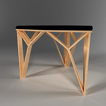 Hi-Tech Symmetrical Stool - 67cm x 55cm 3D model image 1 