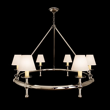 EF Chapman Classic 6-Light Chandelier 3D model image 1 