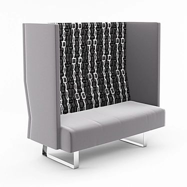 Brizley Office Sofa: Elegant & Functional 3D model image 1 