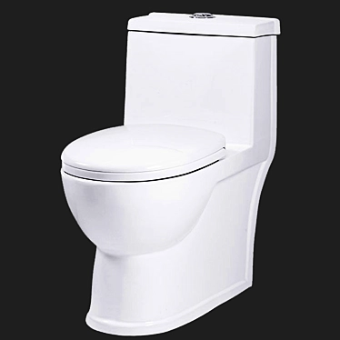 Sleek Duravit Commode: Modern Elegance 3D model image 1 