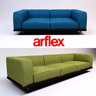 Modern and Stylish Arflex CLAUDINE MEDIUM Sofas 3D model image 1 