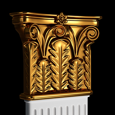 Timeless Elegance: Classic Column 3D model image 1 