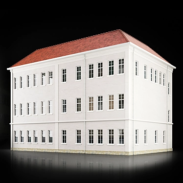 Urban Corner Townhouse- Detailed 3D Model 3D model image 1 