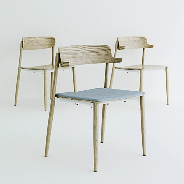 Timeless Elegance: Nemea Chair Collection 3D model image 1 