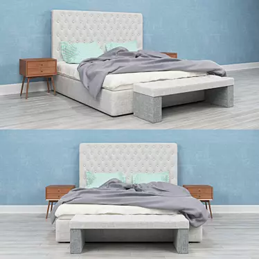 Elevated Comfort Bedroom Set 3D model image 1 
