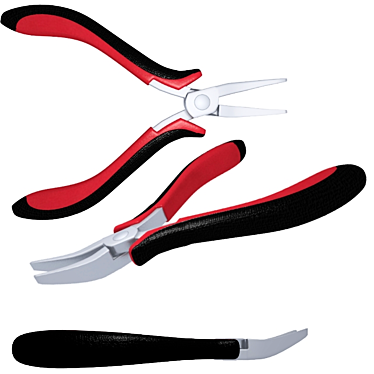 Precision Round Nose Pliers 3D model image 1 