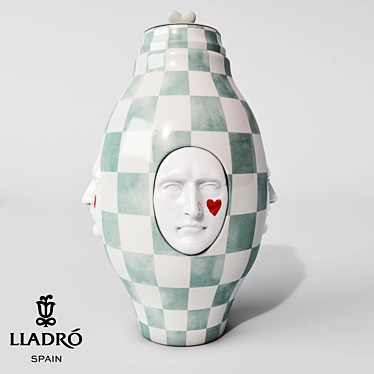 Llardo Conversation Vase 3D model image 1 