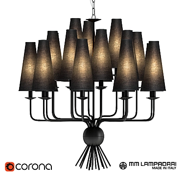 Modern Silvestro Chandelier MM Lampadari 3D model image 1 