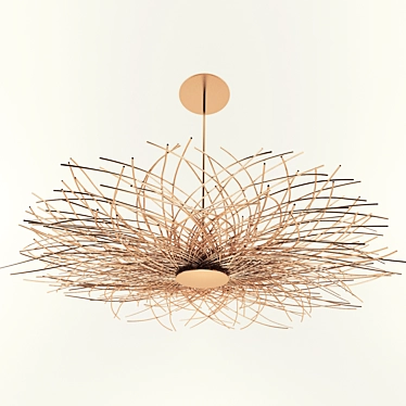 Rue Picot Suspension: Big, Round & Stylish 3D model image 1 