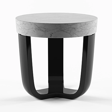 Elegant Tripode Table by Eric Schmitt 3D model image 1 