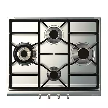 Smeg SER60SGH3 Gas Stove: Modern & Efficient 3D model image 1 