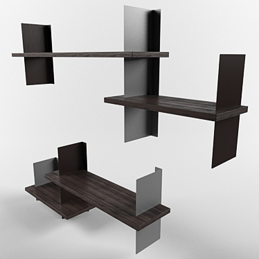 Elegant Cantori Wall Shelf 3D model image 1 