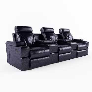 Title: Home Theater Sofa 3D model image 1 