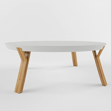 1:1 Scale Cafe Table 3D model image 1 