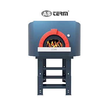 AS Term D140S: Professional Wood-Fired Pizza Oven 3D model image 1 
