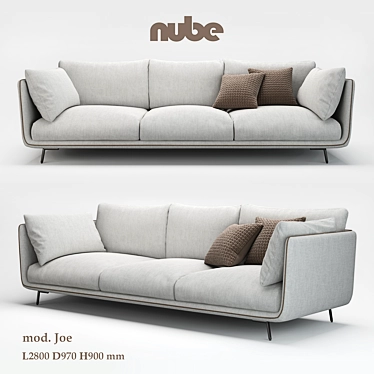 Nube Joe Sofa: Stylish and Comfortable 3D model image 1 