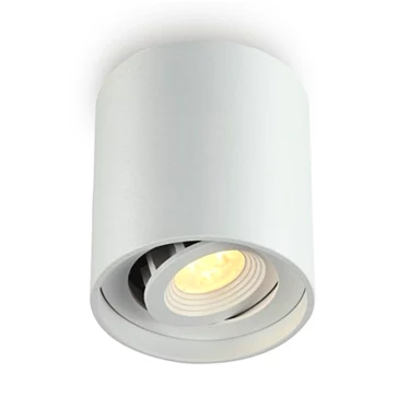 Sleek White LED Luminaire 3D model image 1 