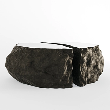 Rocky Edge Mirror Table 3D model image 1 