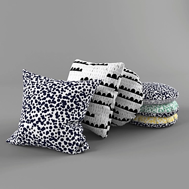 Lilesadi Studio Design Pillows 3D model image 1 