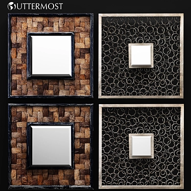 Reflective Elegance: Uttermost Mirrors 3D model image 1 