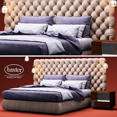 Heavenly Baxter Bed 3D model image 1 