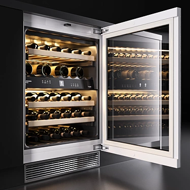 Liebherr UWT1682 Wine Cabinet: 60cm, Animated Door, Multiple Textures 3D model image 1 