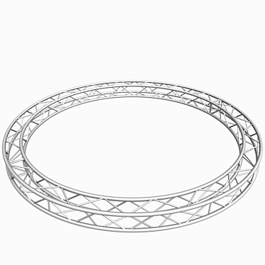 Modular Circle Square Truss (400cm) 3D model image 1 