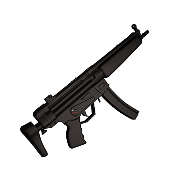 HK MP5A3 3D Model | Max & FBX Files | 38,913 Polygons 3D model image 1 