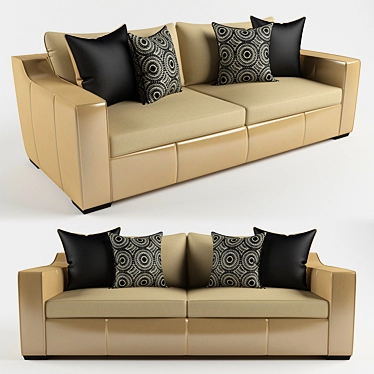 Caracole Classic Track Sofa 3D model image 1 