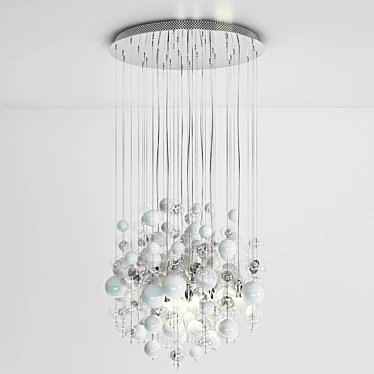 Bollicine SP14: Stunning Ideal Lux Chandelier 3D model image 1 