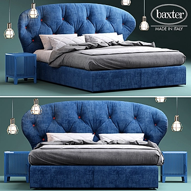 Elevate Your Comfort: Baxter Positano Bed 3D model image 1 