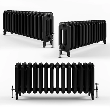 Sleek Turbo Radiator 3D model image 1 