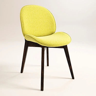 Stylish Marty Side Chair 3D model image 1 