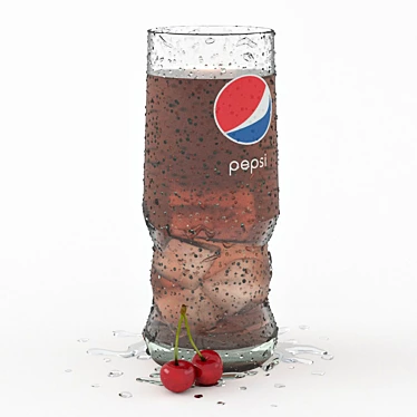 Pepsi Glass - Refreshing and Cool 3D model image 1 